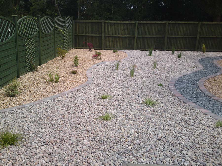 Image of low maintenance landscaped area